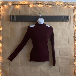 Carmen Marc Volvo Burgundy Sweater